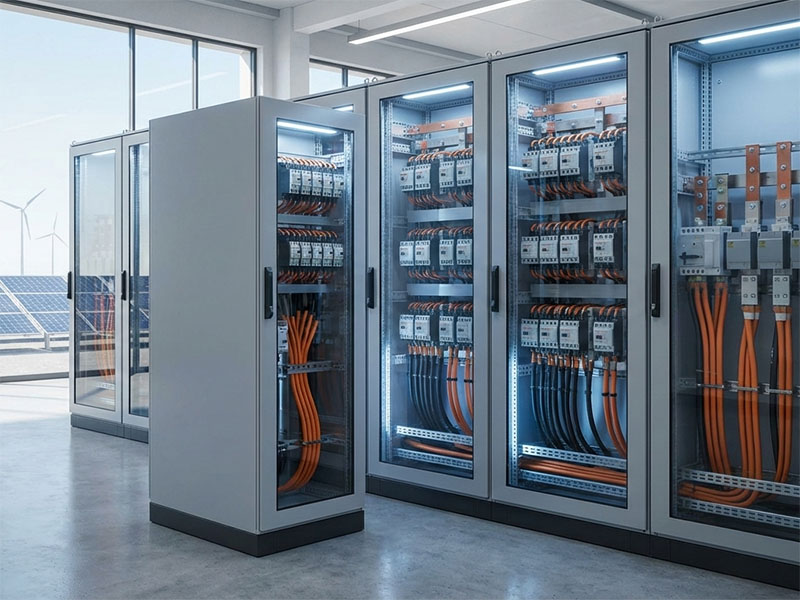 Advanced DC power system with contactors in renewable energy application