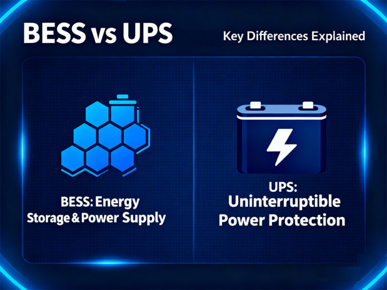How BESS Differs from UPS Systems