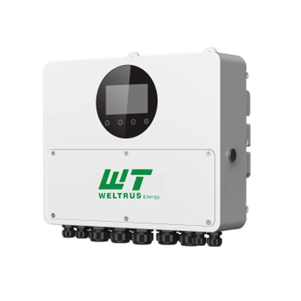 FX-H6K-LS hybrid inverter with WELTRUS logo