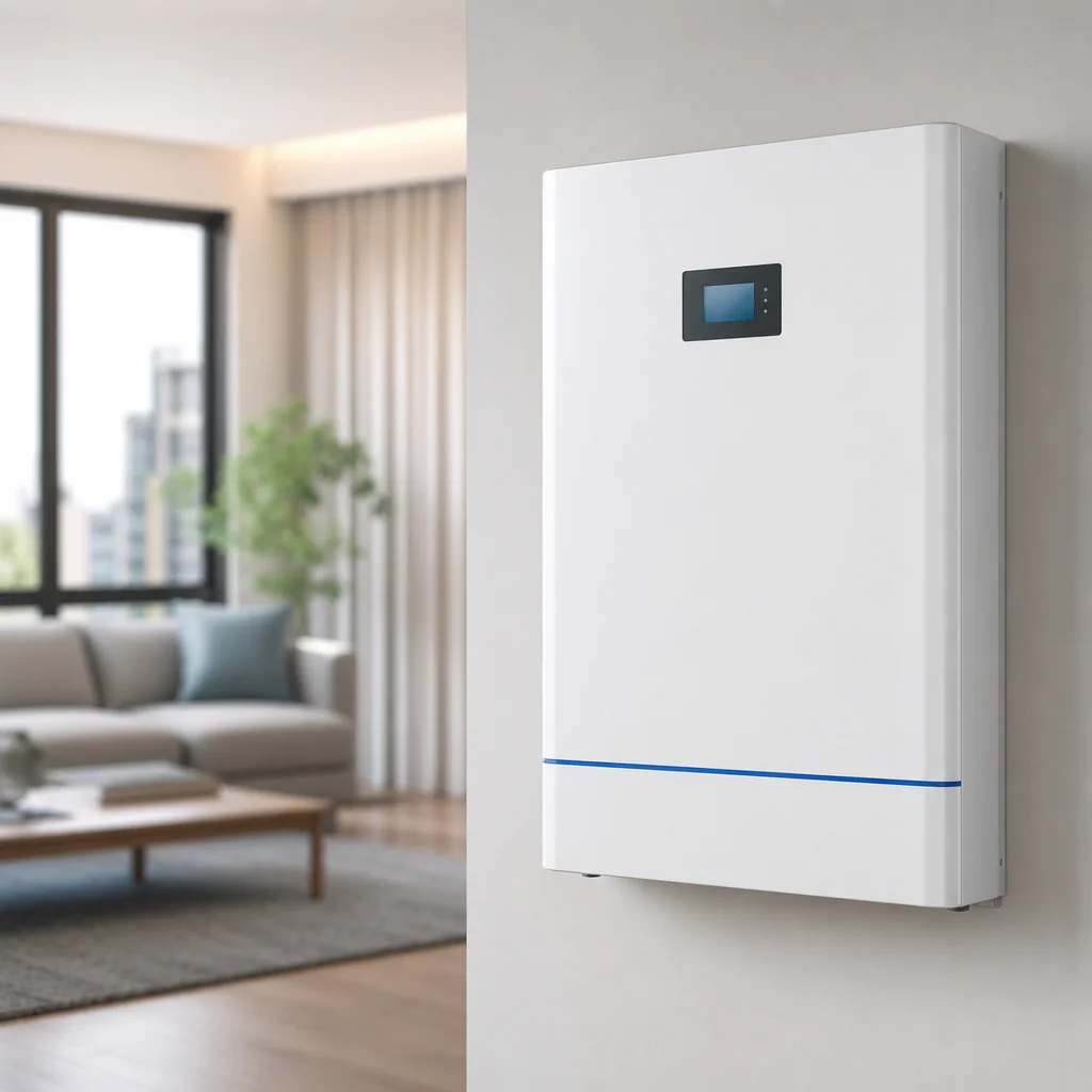 Wall-mounted LiFePO4 battery