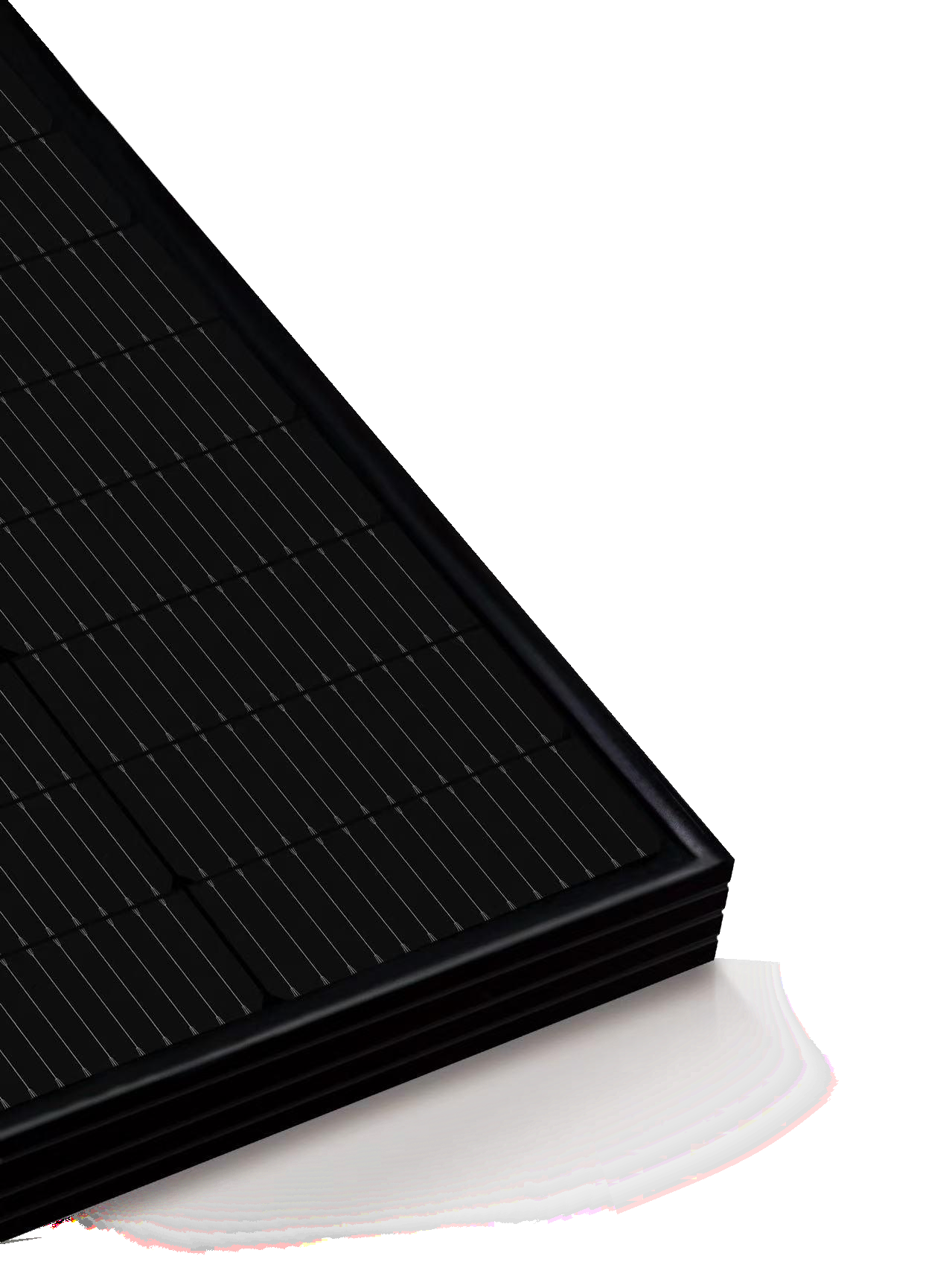 Low resistance and higher power diagram for multi-busbar shingled modules