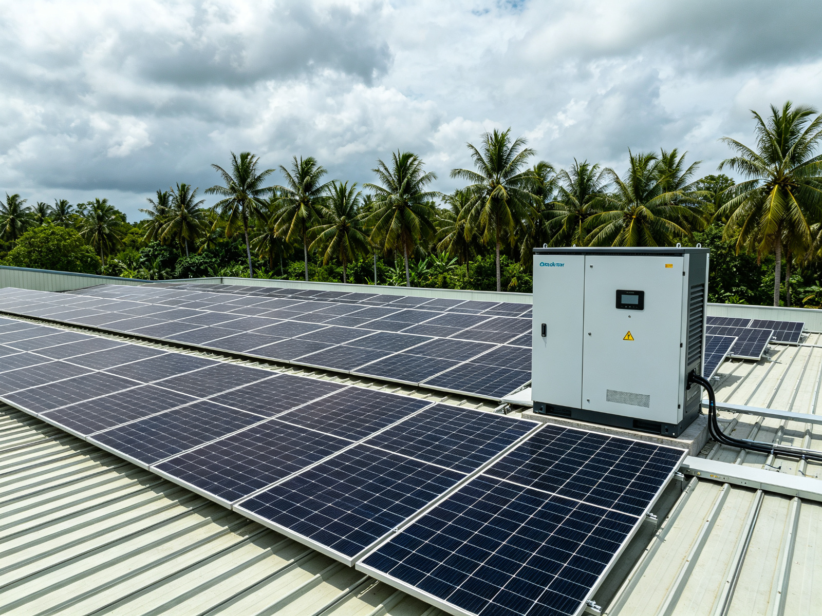Overseas high temperature and humidity outdoor test field for multi-busbar modules