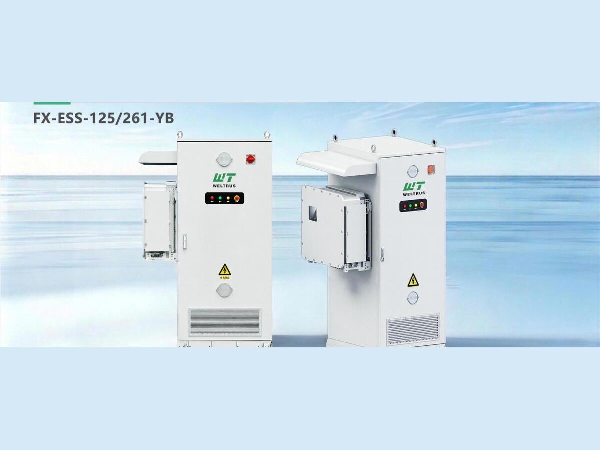 Two views of the Weltrus FX-ESS-125/261-YB cabinet from the product sheet
